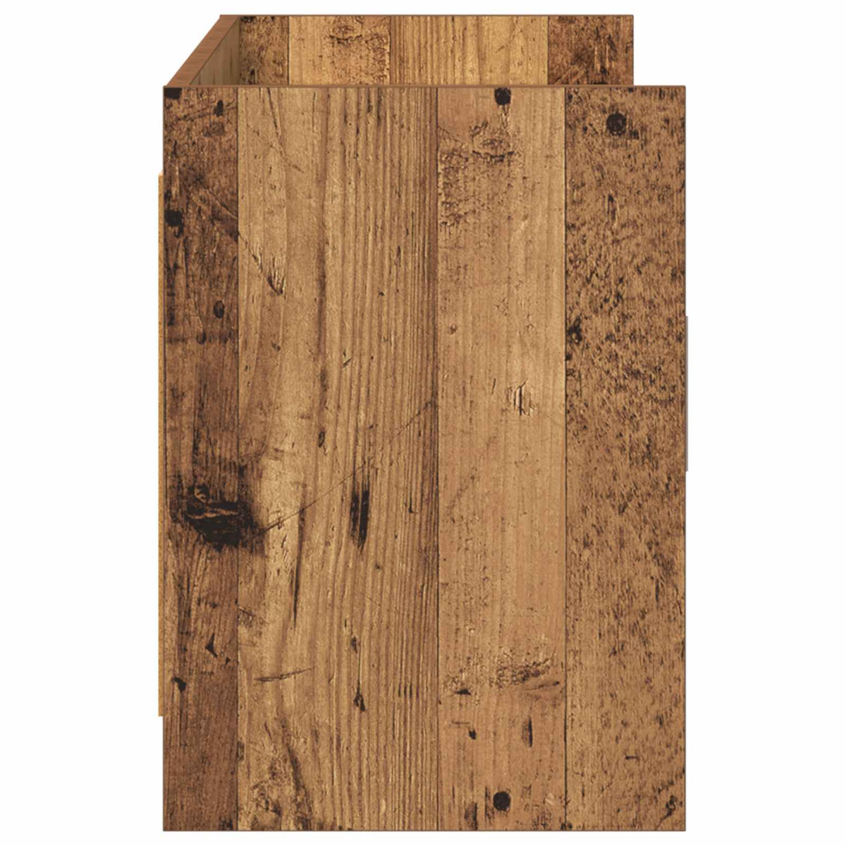 TV-skab 130 x 33 x 47 cm Gammelt træ Konstrueret træ