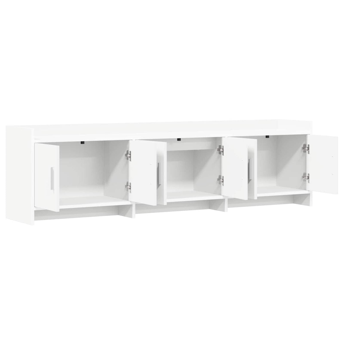 TV-skab 168 x 33 x 47 cm Hvid Konstrueret træ