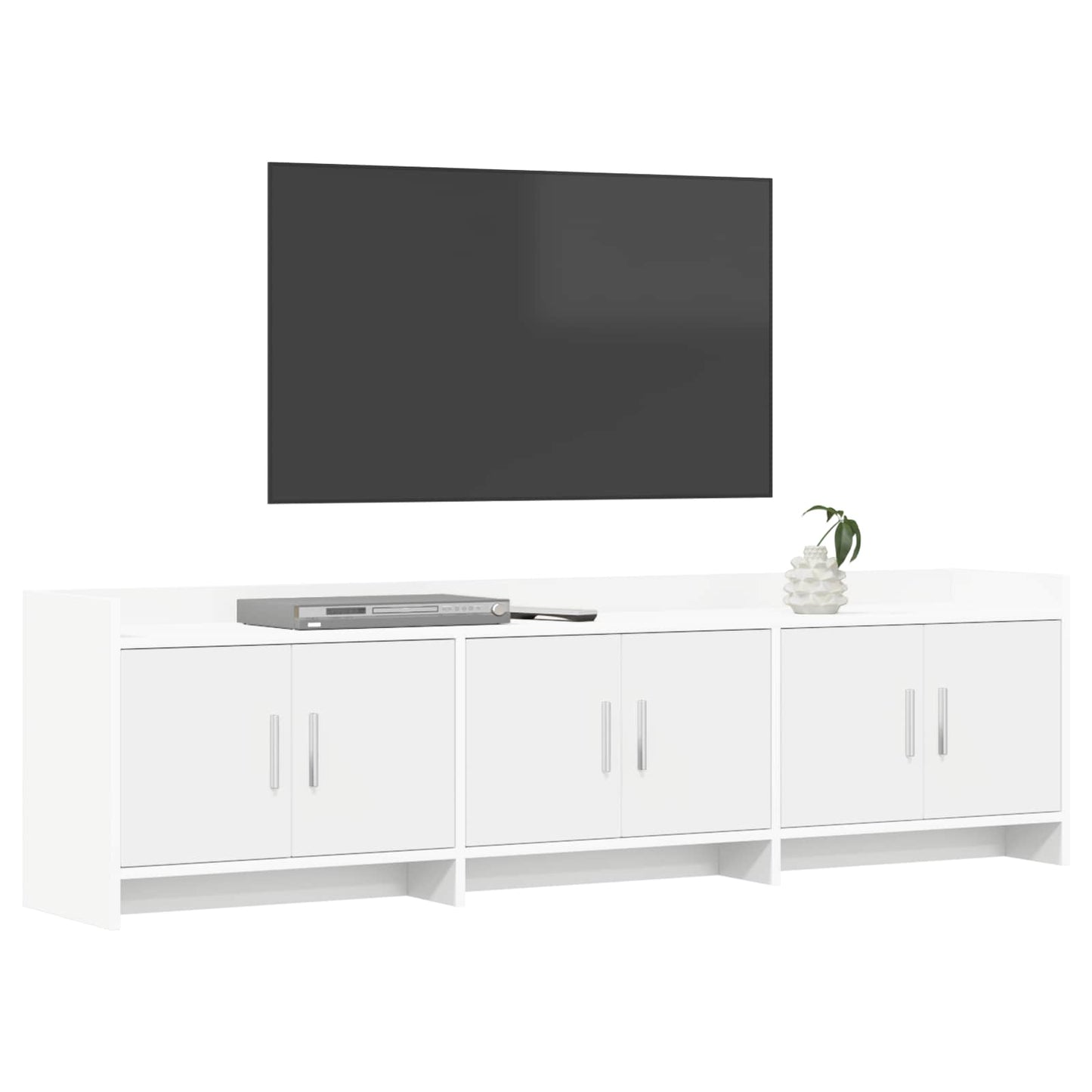 TV-skab 168 x 33 x 47 cm Hvid Konstrueret træ