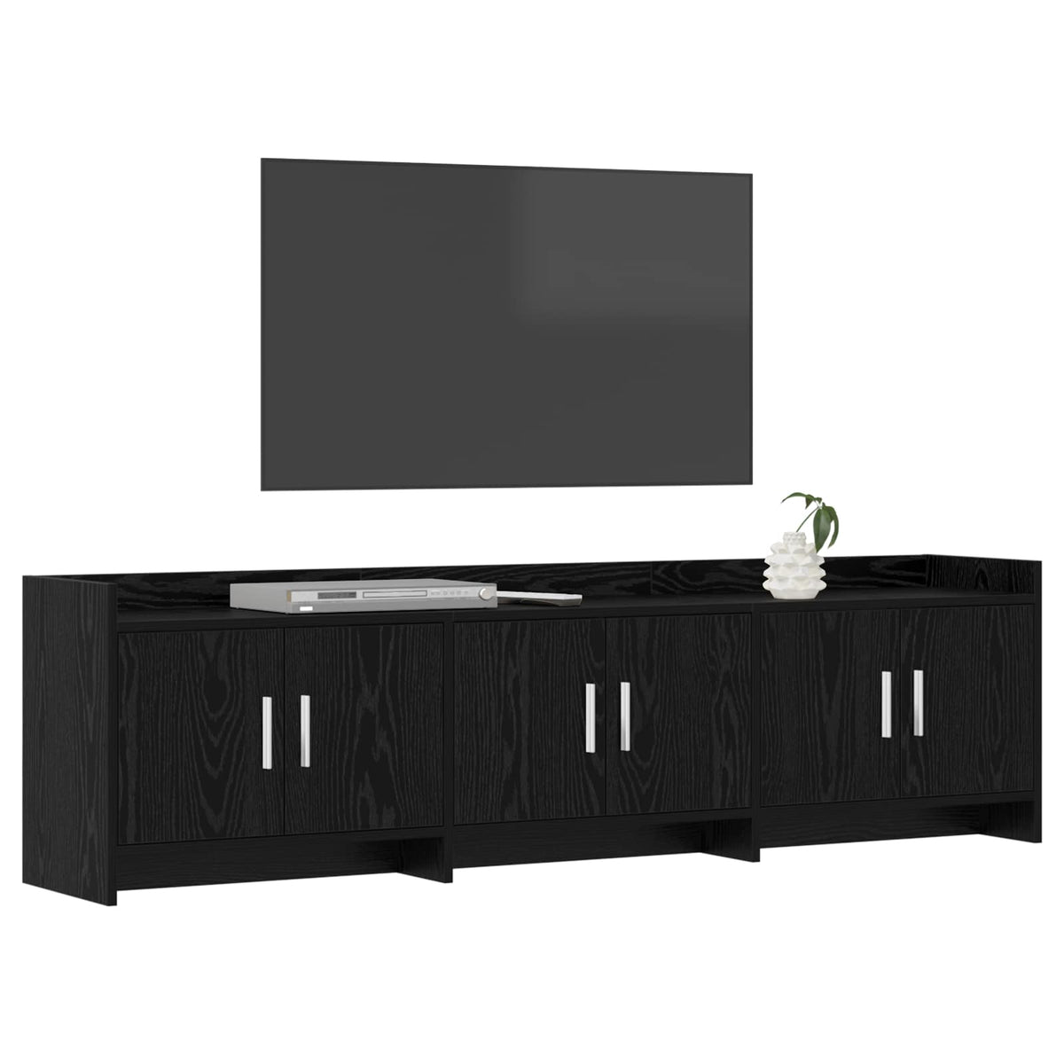 TV-skab 168 x 33 x 47 cm Sort eg Konstrueret træ