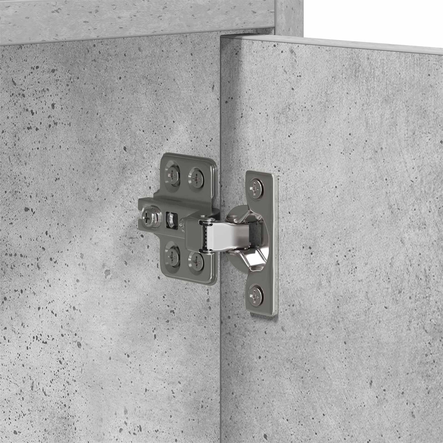 TV-skab 168 x 33 x 47 cm Betongrå Konstrueret træ
