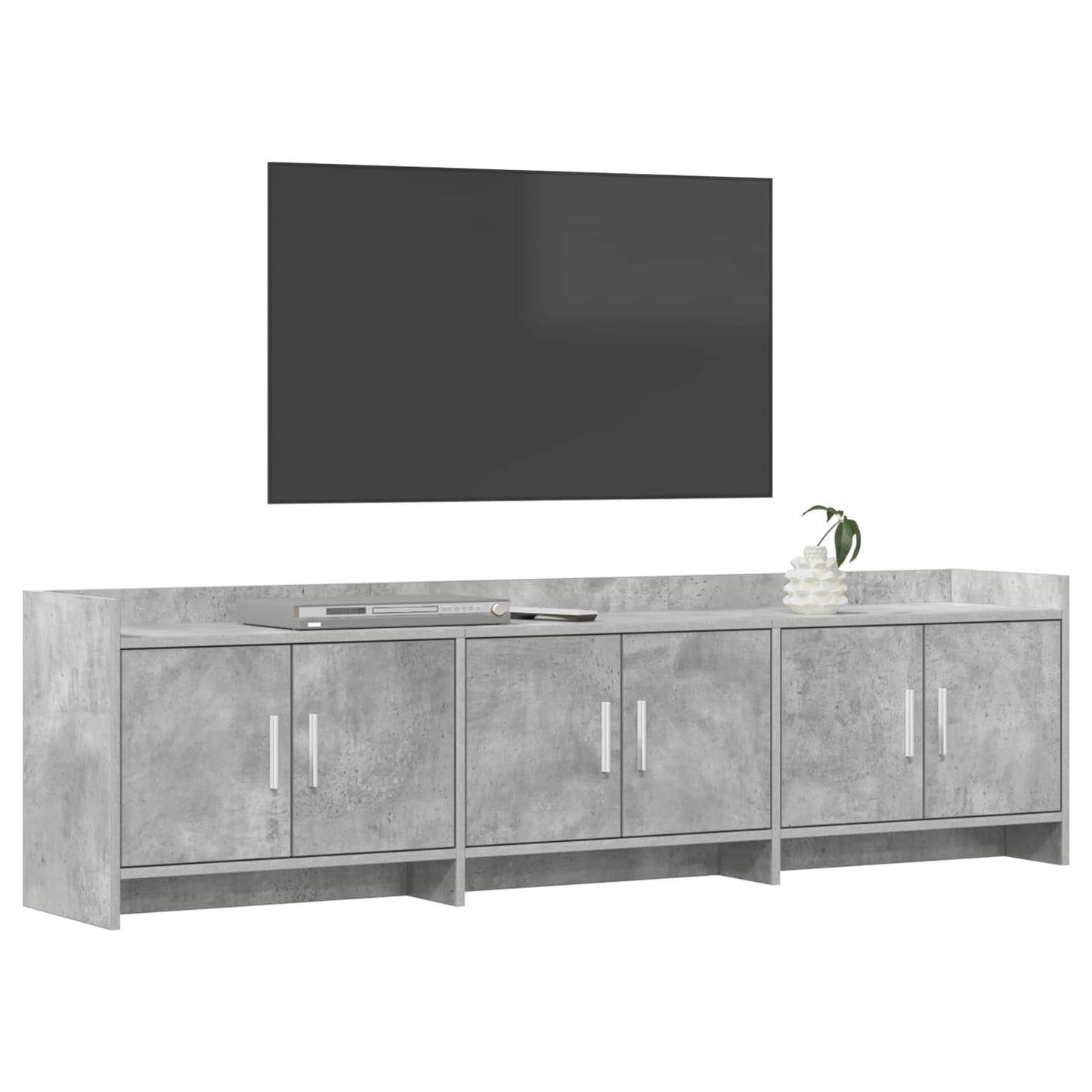 TV-skab 168 x 33 x 47 cm Betongrå Konstrueret træ