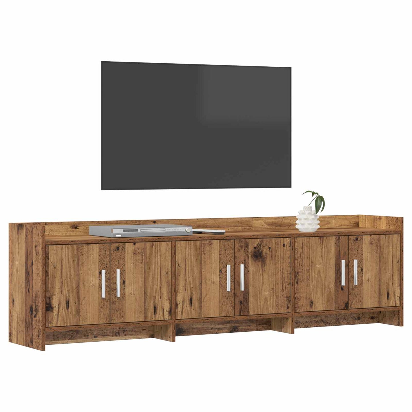 TV-skab 168 x 33 x 47 cm Gammelt træ Konstrueret træ
