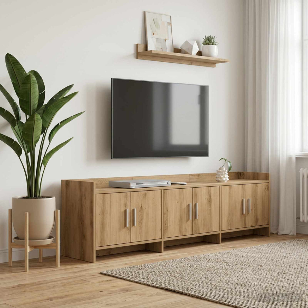 TV-skab 168 x 33 x 47 cm Artisan-eg Konstrueret træ