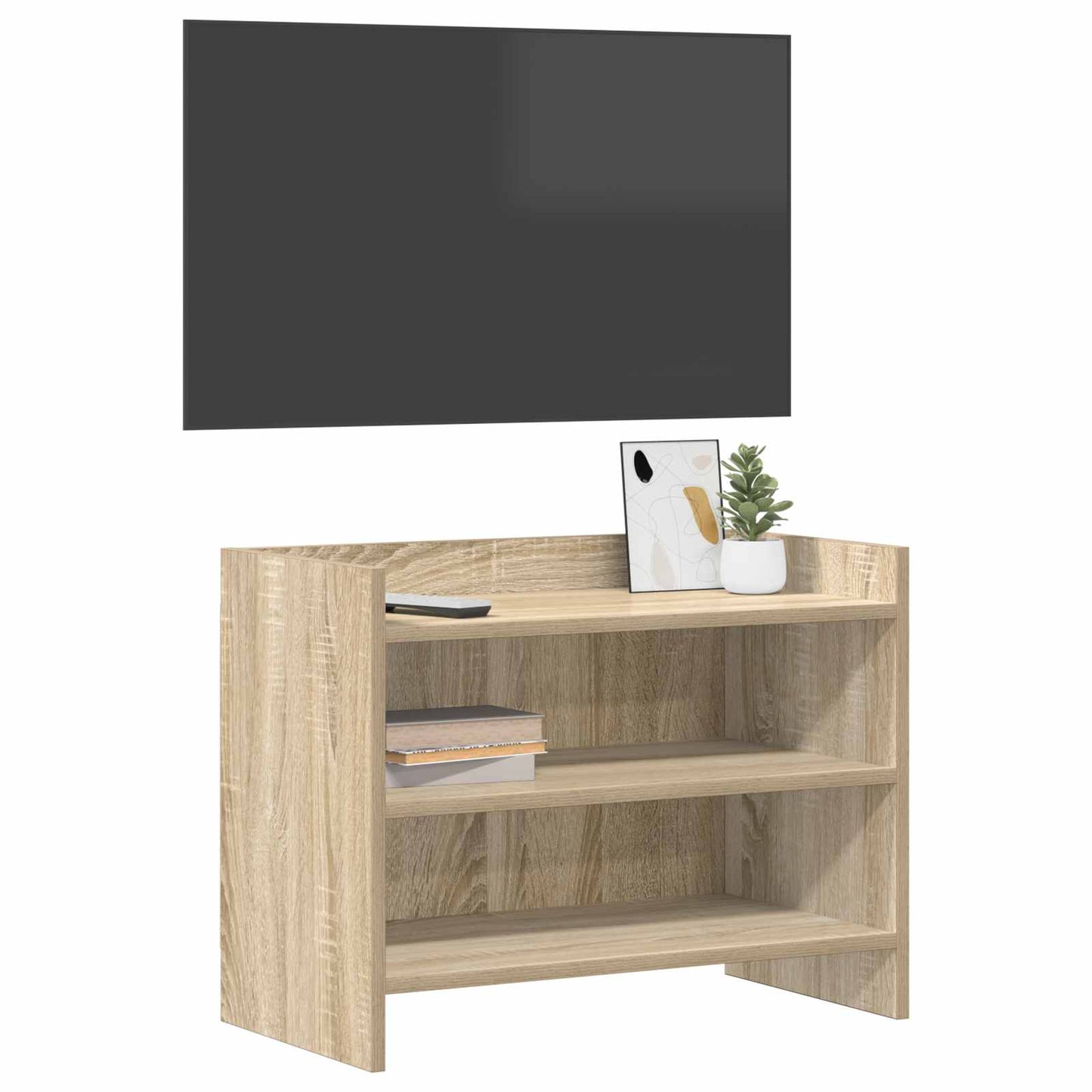 TV-skab 60 x 33 x 47 cm Sonoma-eg Konstrueret træ