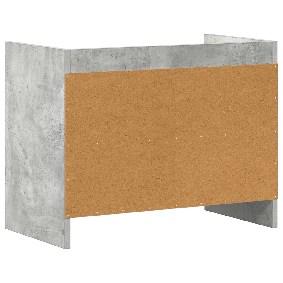TV-skab 60 x 33 x 47 cm Betongrå Konstrueret træ