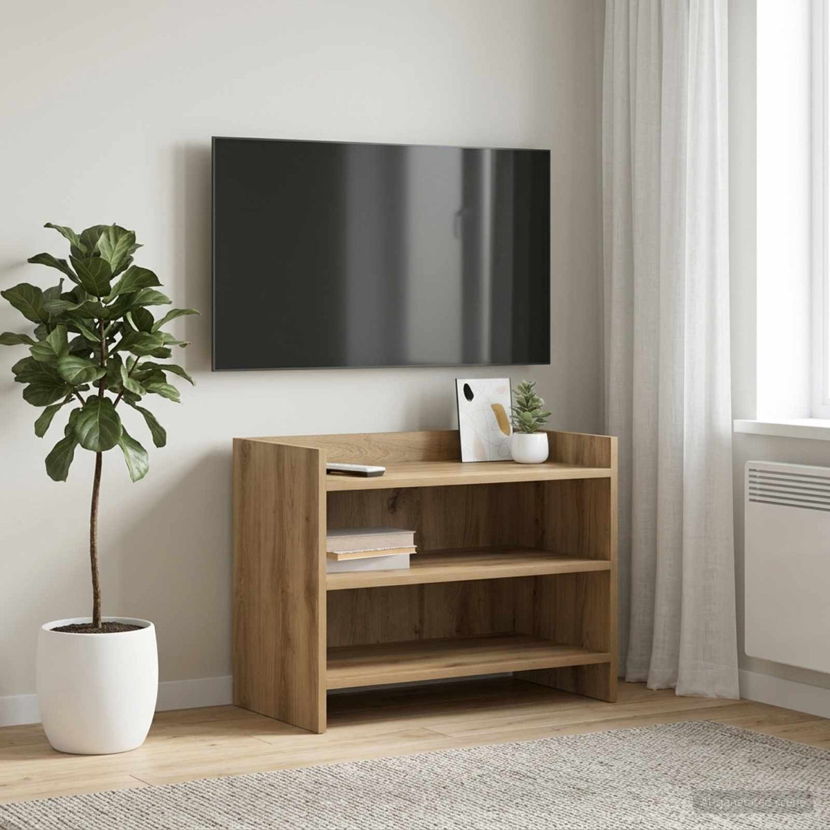 TV-skab 60 x 33 x 47 cm Artisan-eg Konstrueret træ
