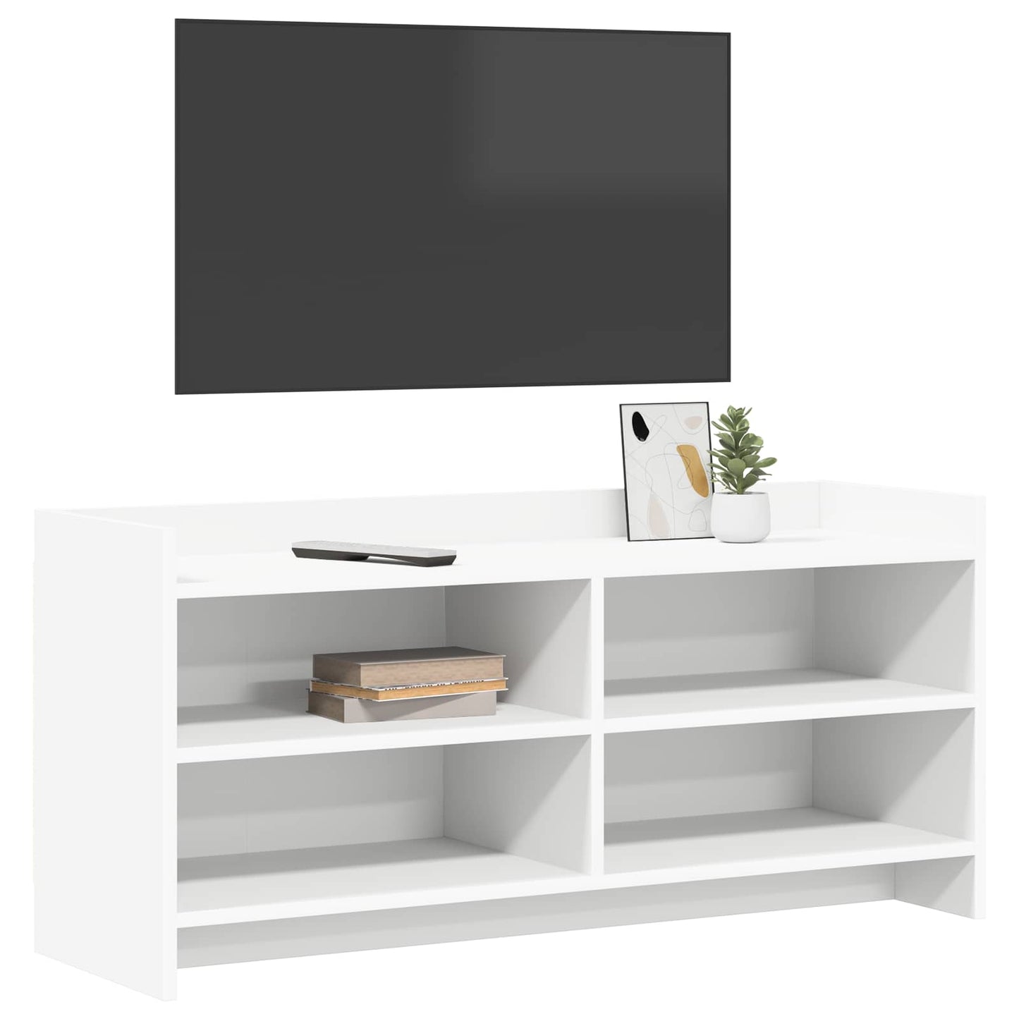 TV-skab 100 x 33 x 47 cm Hvid Konstrueret træ