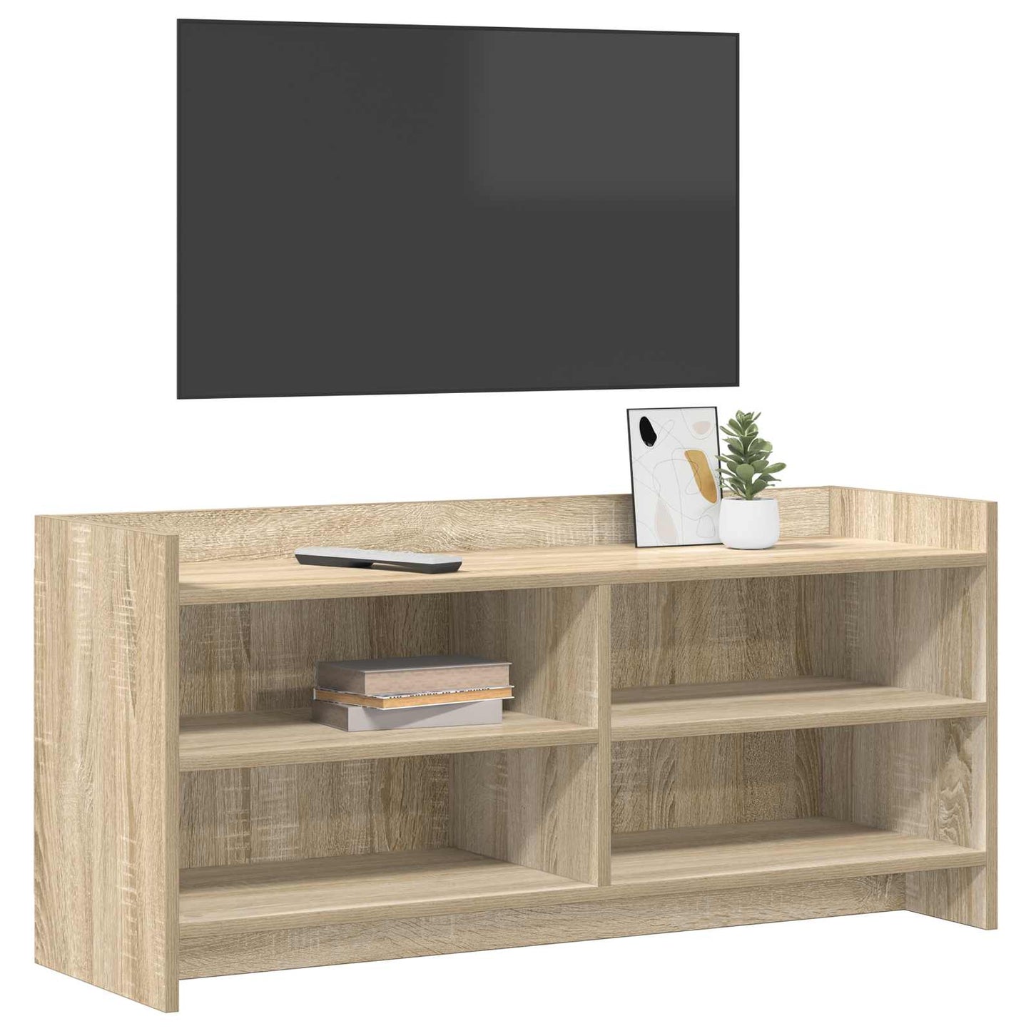 TV-skab 100 x 33 x 47 cm Sonoma-eg Konstrueret træ