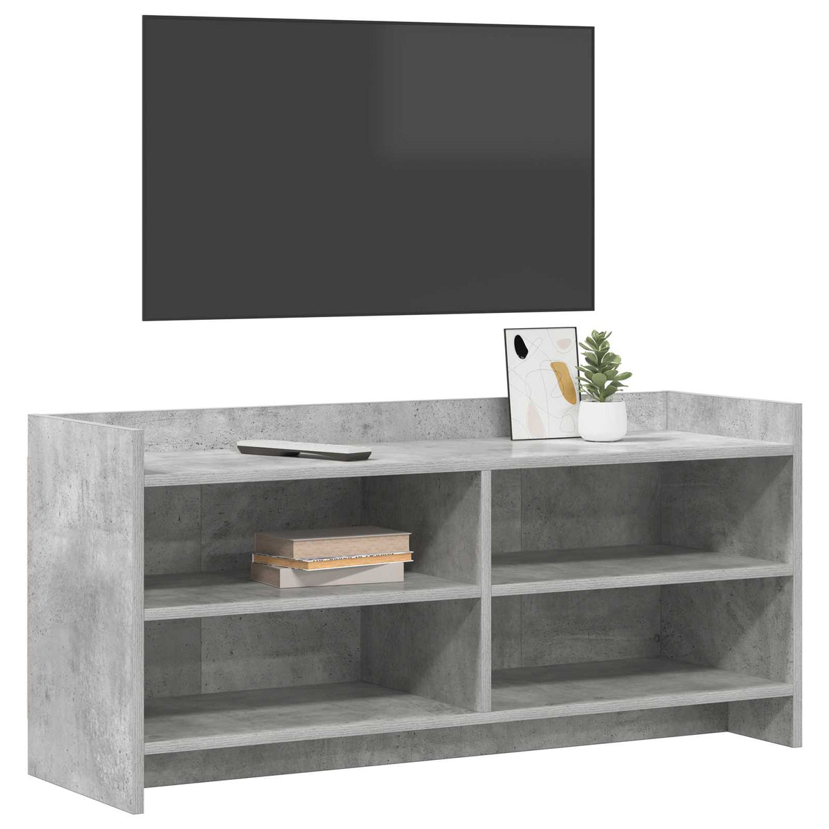 TV-skab 100 x 33 x 47 cm Betongrå Konstrueret træ