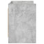 TV-skab 100 x 33 x 47 cm Betongrå Konstrueret træ