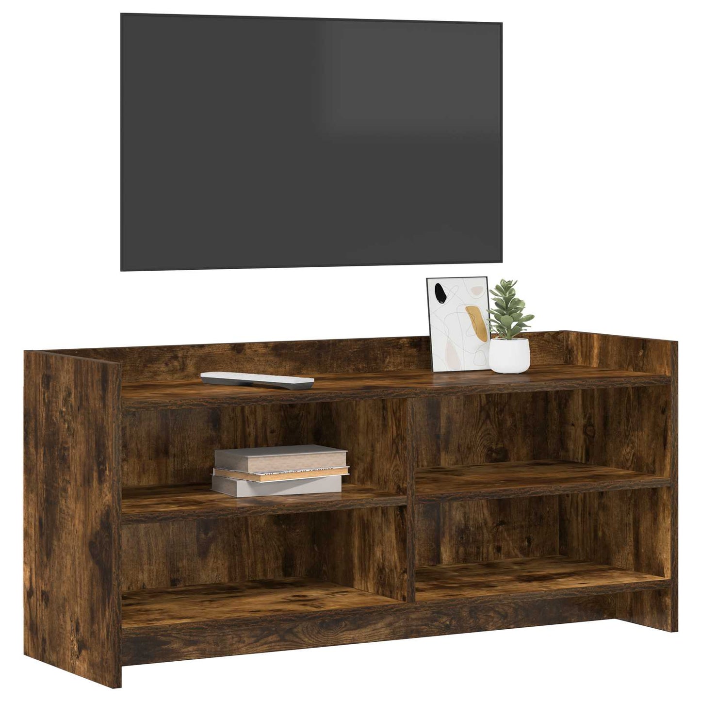 TV-skab 100 x 33 x 47 cm Røget eg Konstrueret træ