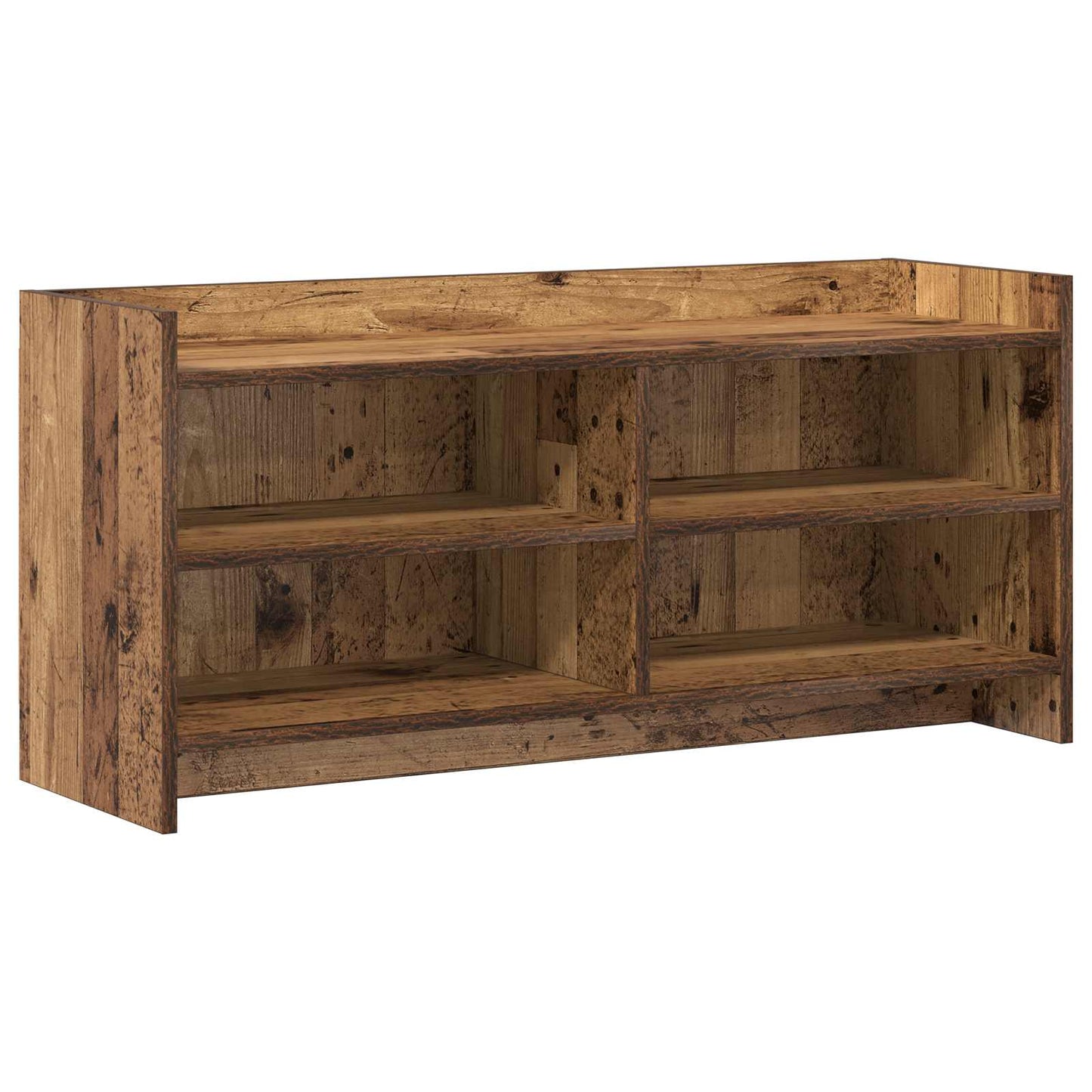 TV-skab 100 x 33 x 47 cm Gammelt træ Konstrueret træ