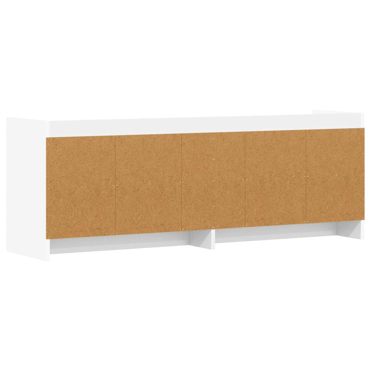 TV-skab 135 x 33 x 47 cm Hvid Konstrueret træ