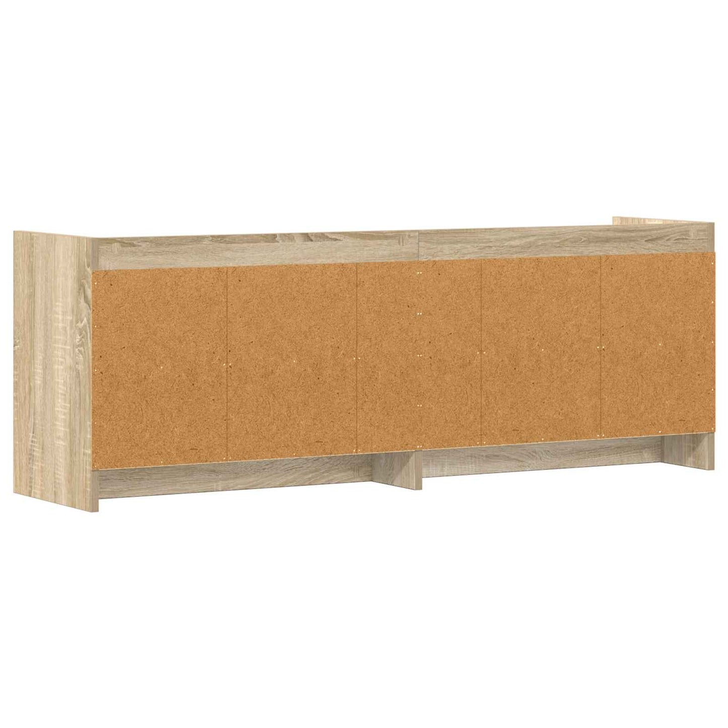 TV-skab 135 x 33 x 47 cm Sonoma-eg Konstrueret træ
