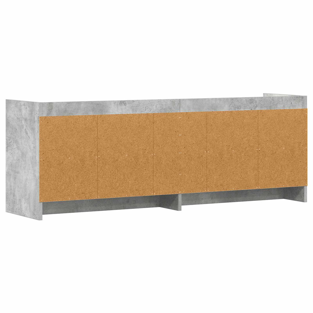 TV-skab 135 x 33 x 47 cm Betongrå Konstrueret træ