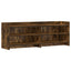 TV-skab 135 x 33 x 47 cm Røget eg Konstrueret træ
