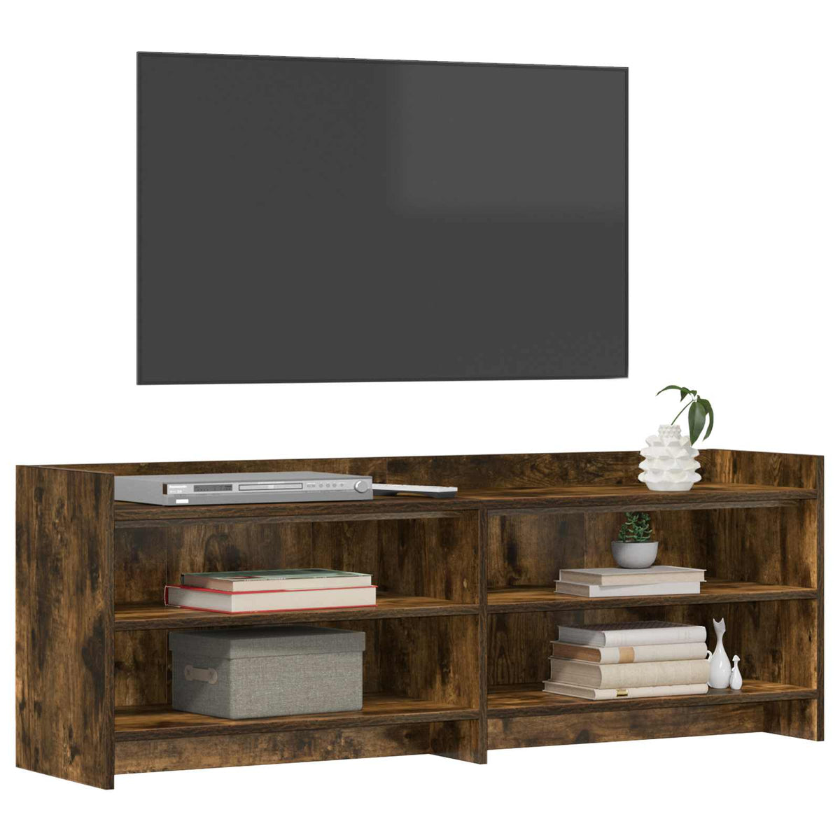 TV-skab 135 x 33 x 47 cm Røget eg Konstrueret træ
