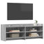 TV-skab 135 x 33 x 47 cm Grå Sonoma Konstrueret træ