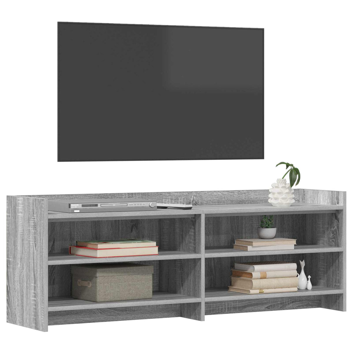 TV-skab 135 x 33 x 47 cm Grå Sonoma Konstrueret træ
