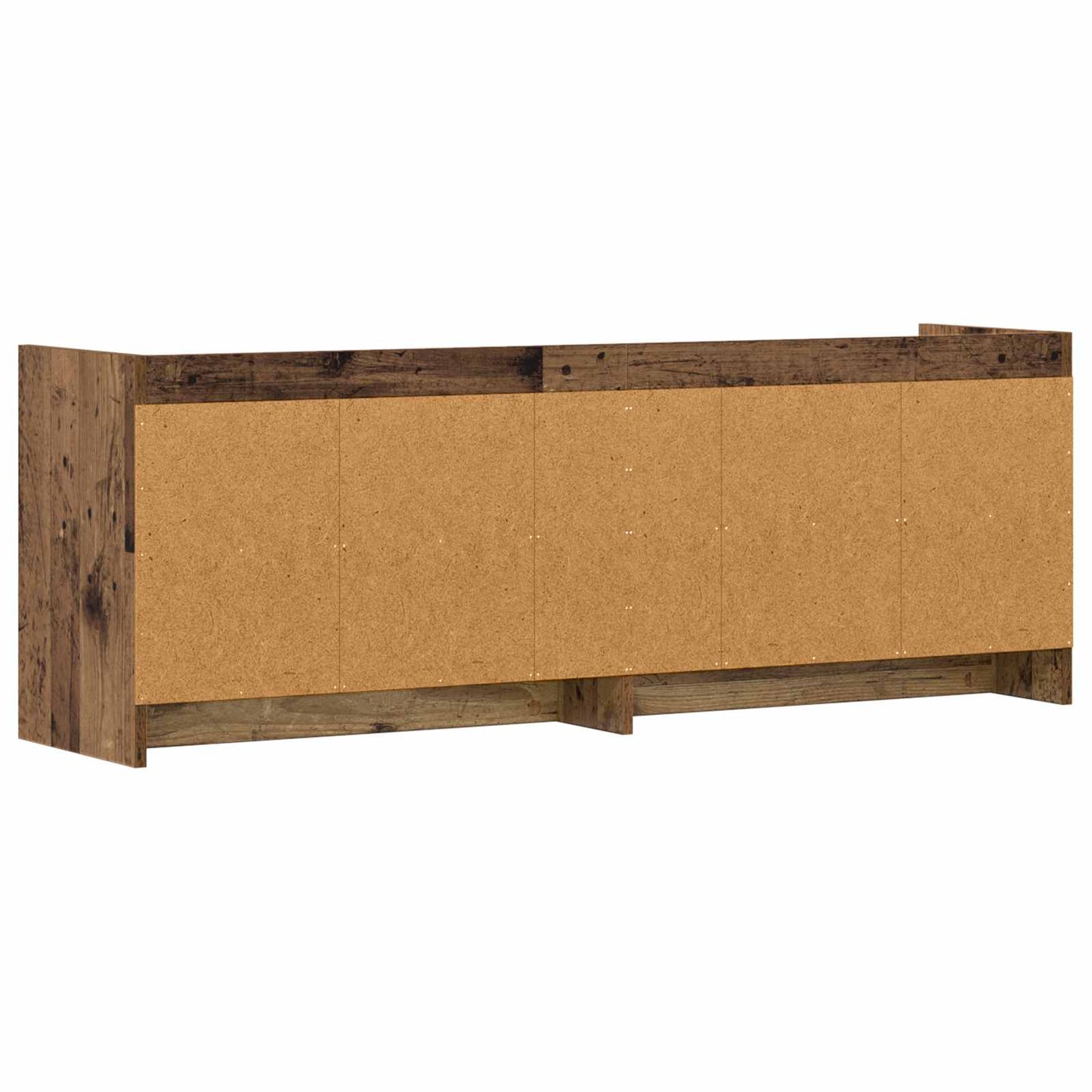 TV-skab 135 x 33 x 47 cm Gammelt træ Konstrueret træ