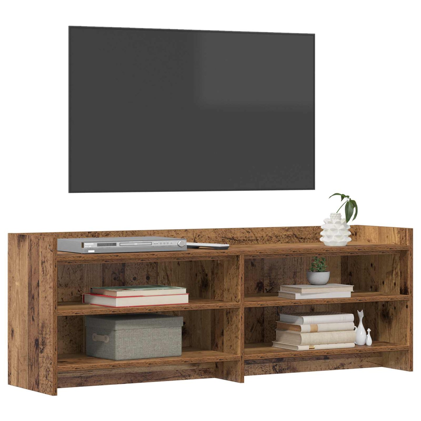 TV-skab 135 x 33 x 47 cm Gammelt træ Konstrueret træ