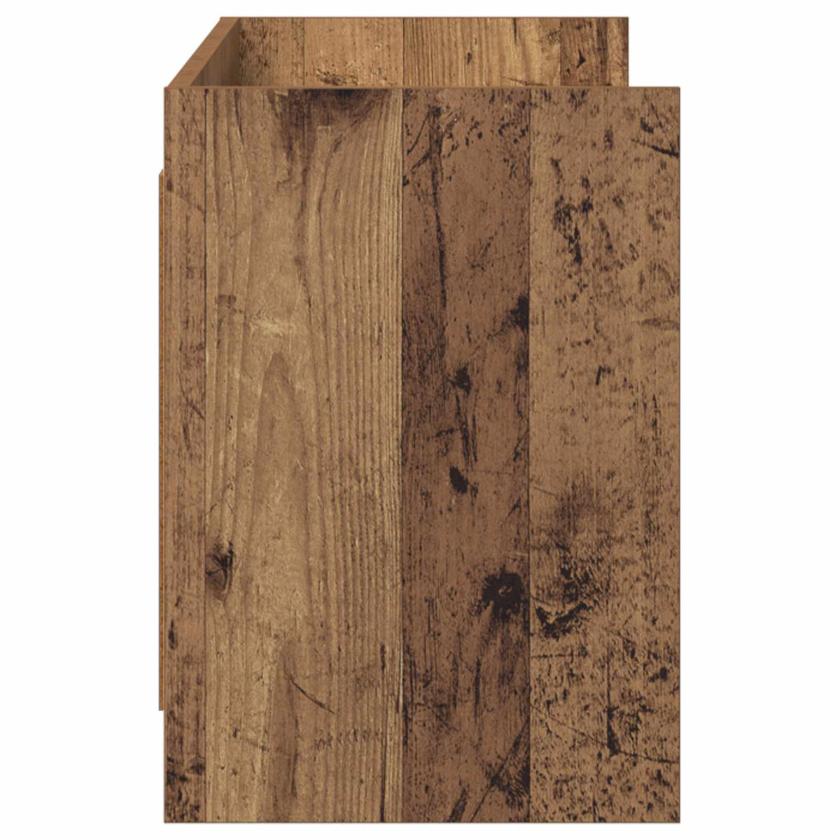 TV-skab 135 x 33 x 47 cm Gammelt træ Konstrueret træ