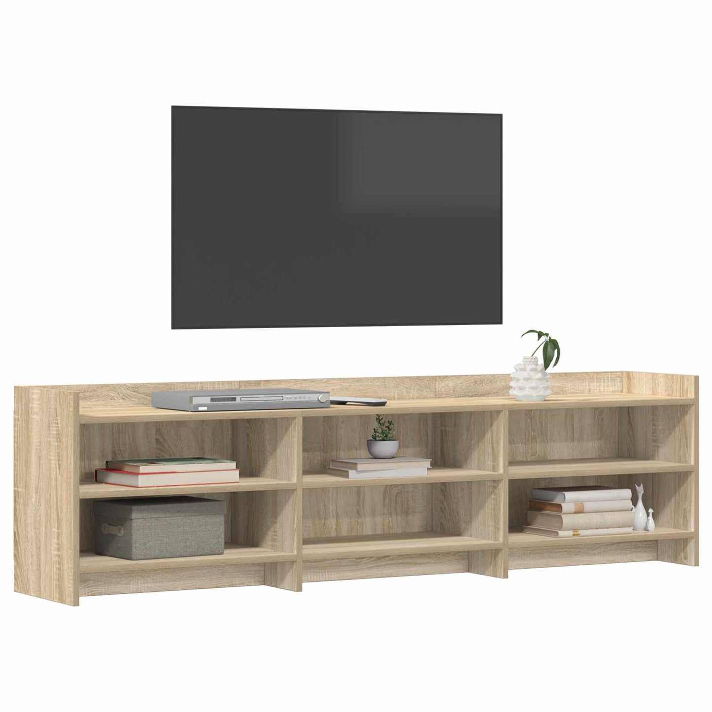 TV-skab 168 x 33 x 47 cm Sonoma-eg Konstrueret træ