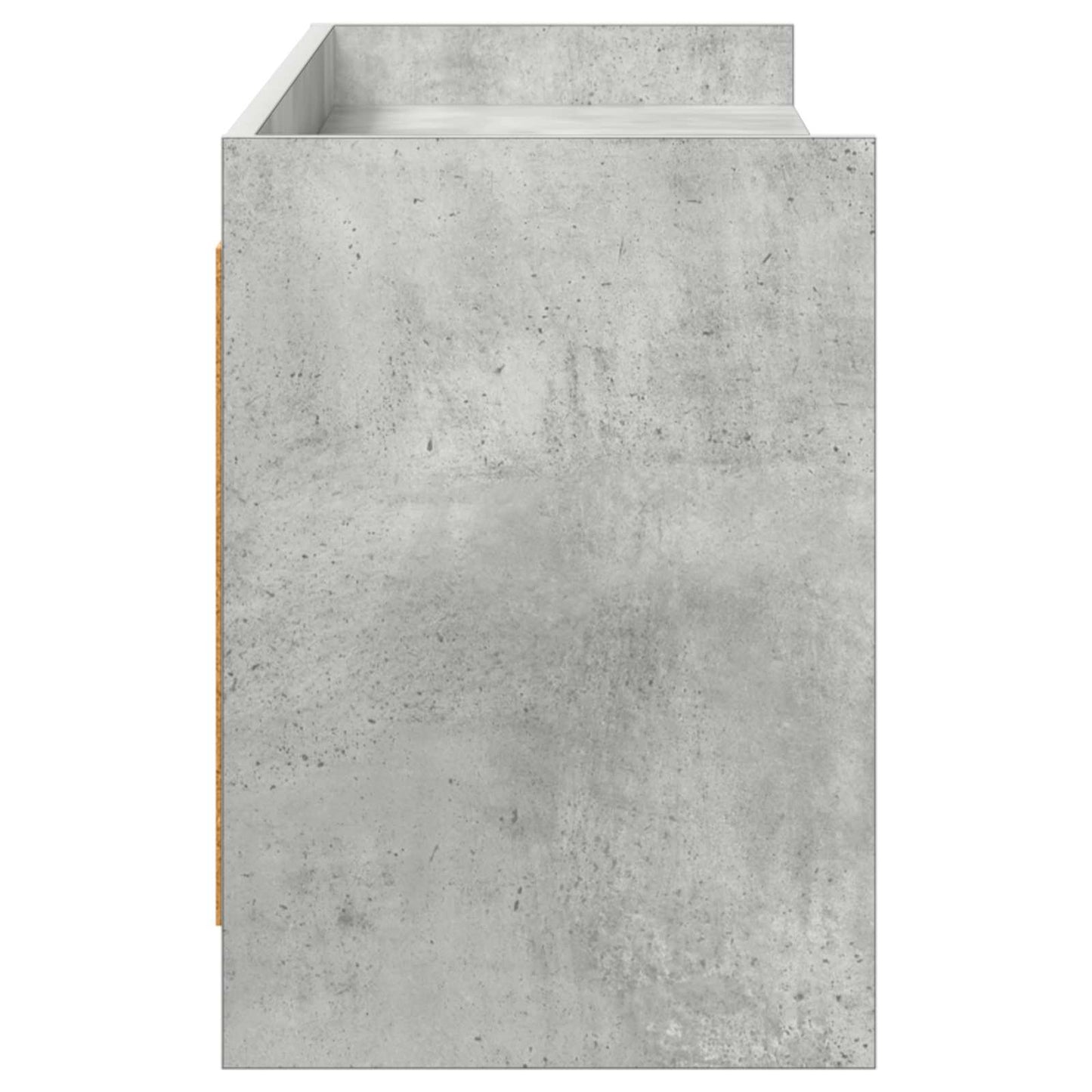 TV-skab 168 x 33 x 47 cm Betongrå Konstrueret træ