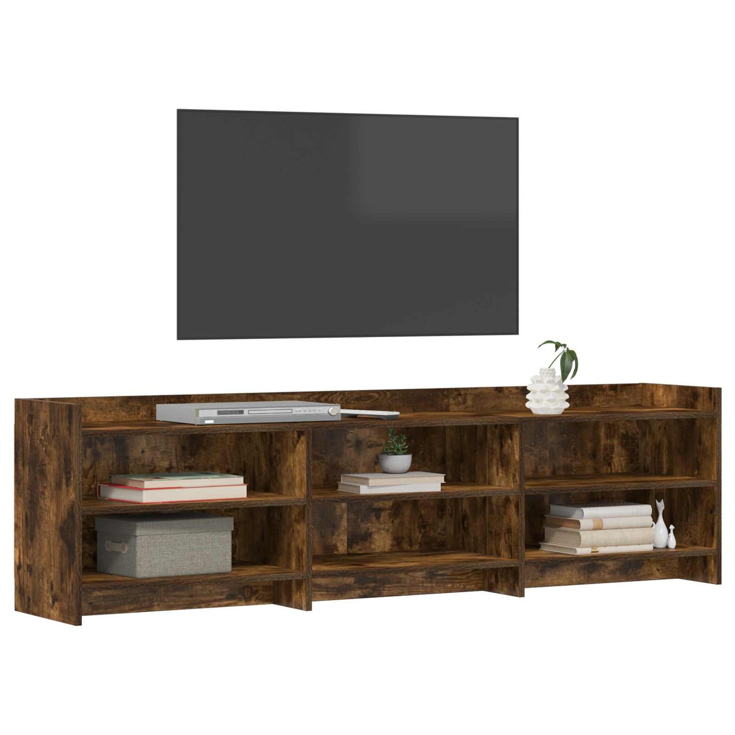 TV-skab 168 x 33 x 47 cm Røget eg Konstrueret træ