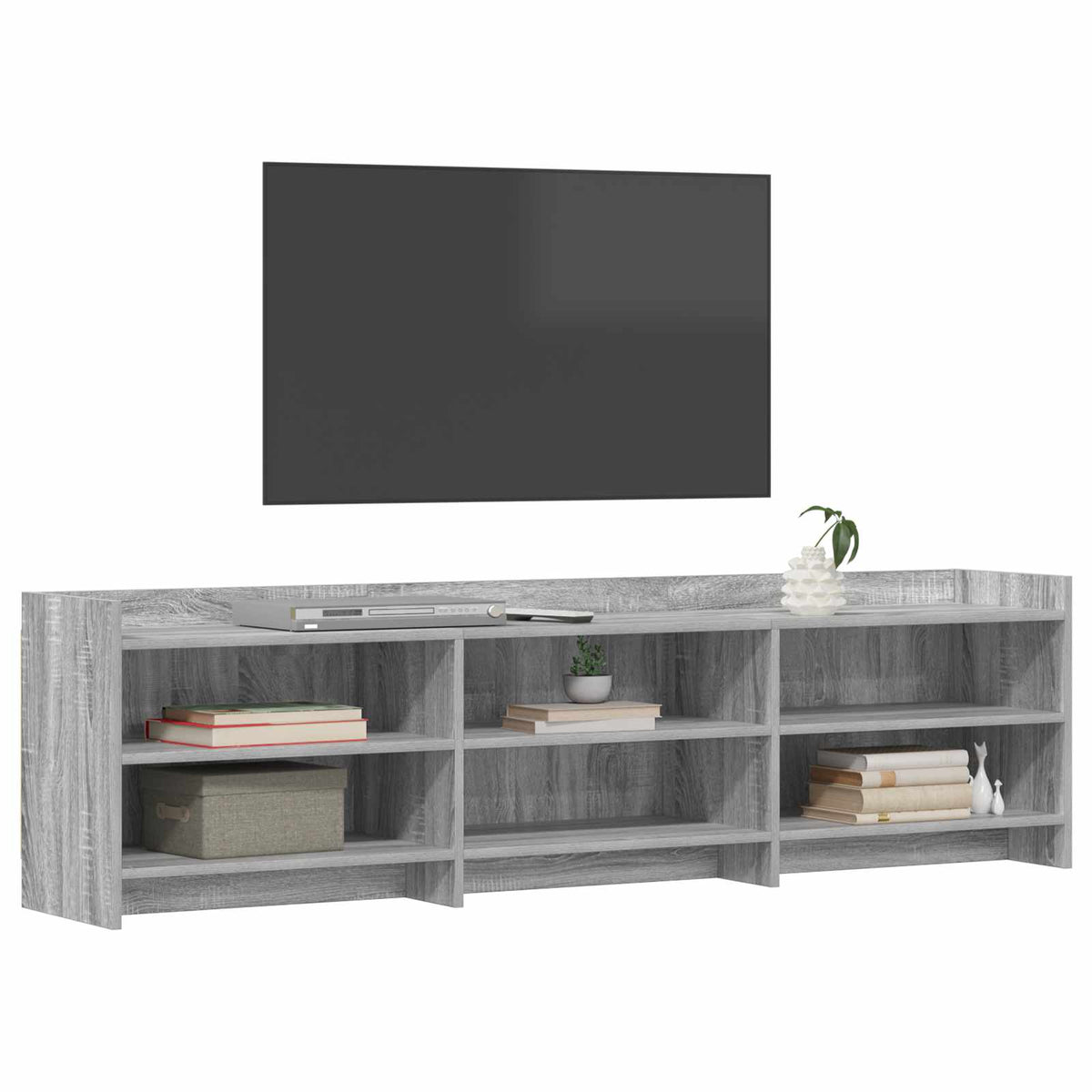 TV-skab 168 x 33 x 47 cm Grå Sonoma Konstrueret træ