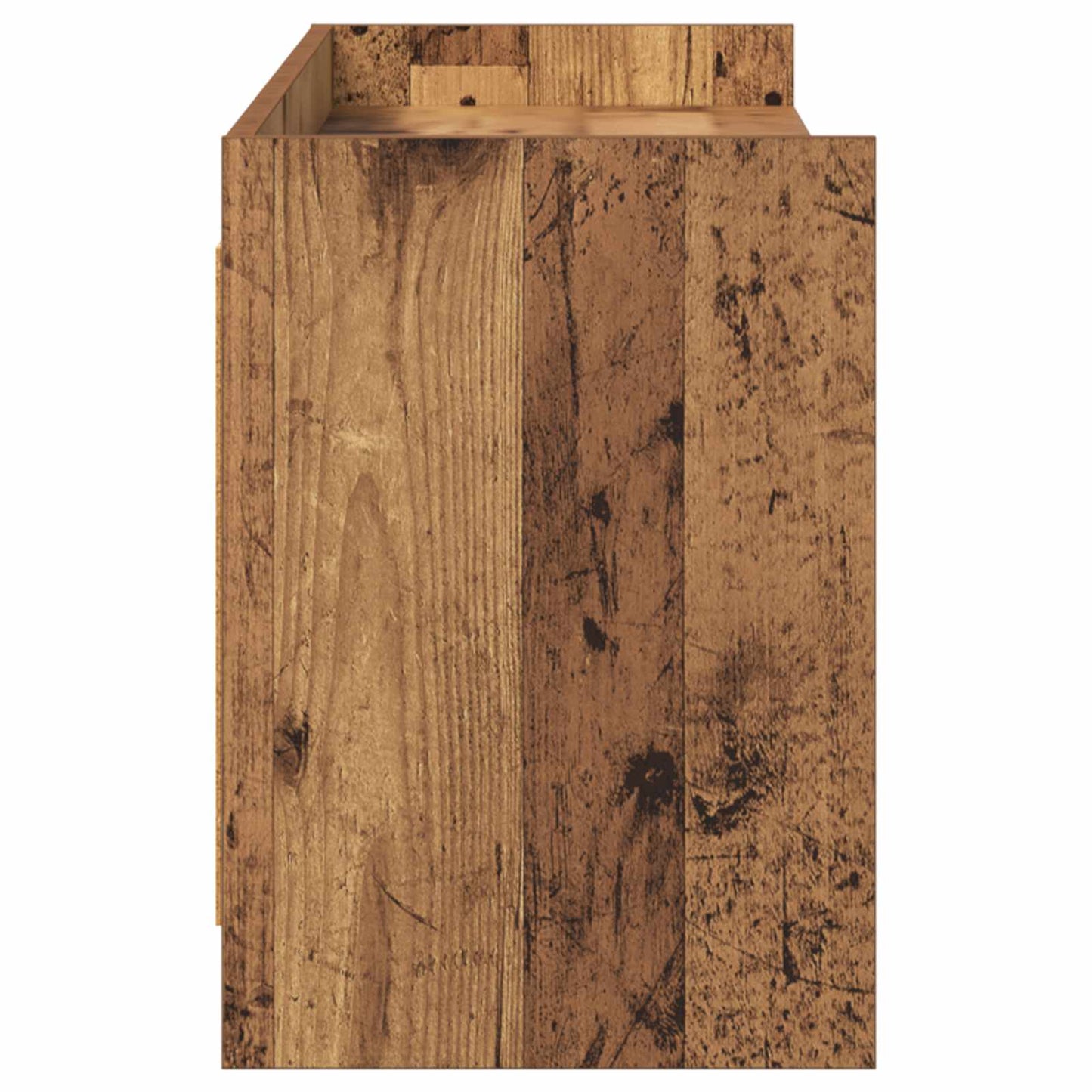 TV-skab 168 x 33 x 47 cm Gammelt træ Konstrueret træ
