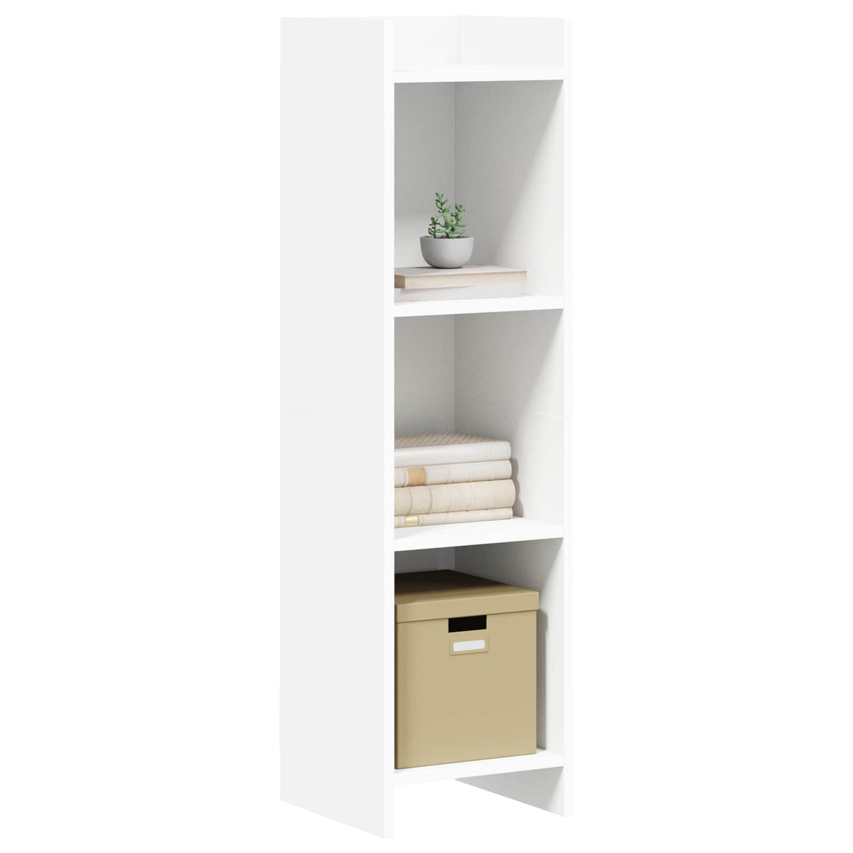 Bogreol Hvid 30 x 30 x 111 cm Konstrueret træ