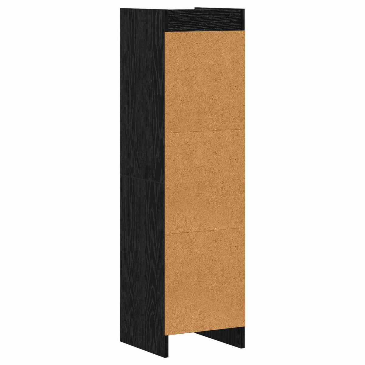 Bogreol Sort eg 30 x 30 x 111 cm Konstrueret træ