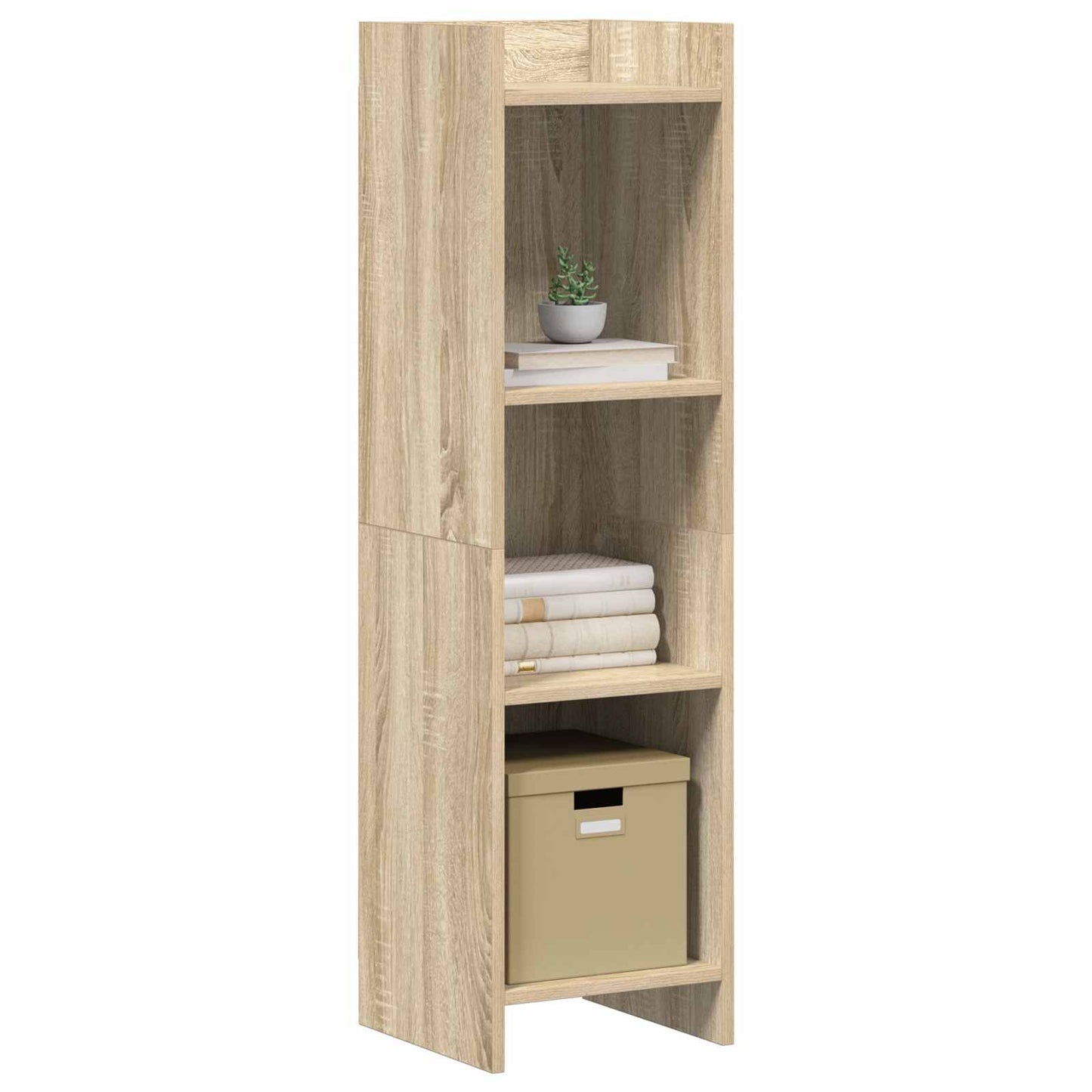 Bogreol Sonoma-eg 30 x 30 x 111 cm Konstrueret træ