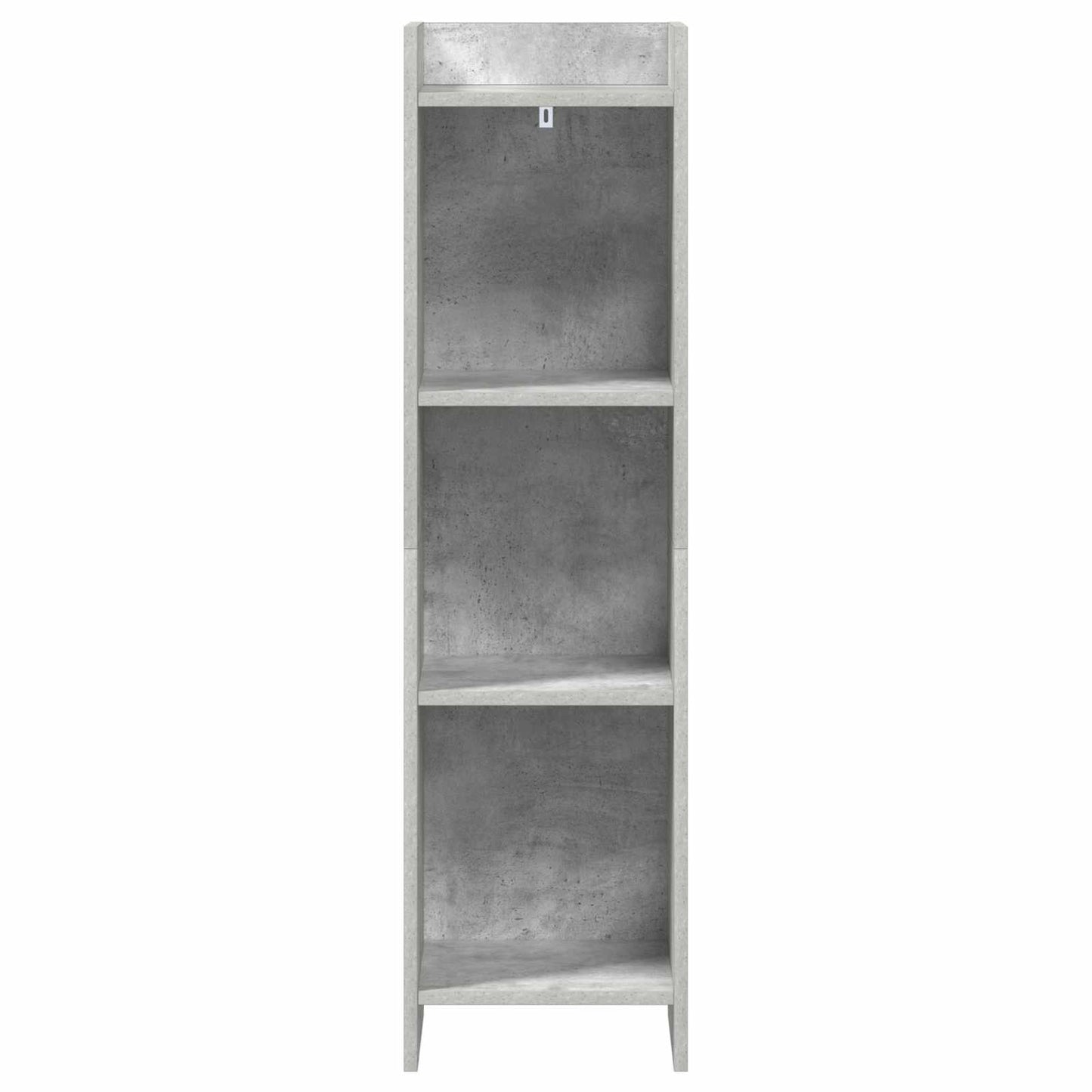 Bogreol Beton Grå 30 x 30 x 111 cm Konstrueret træ