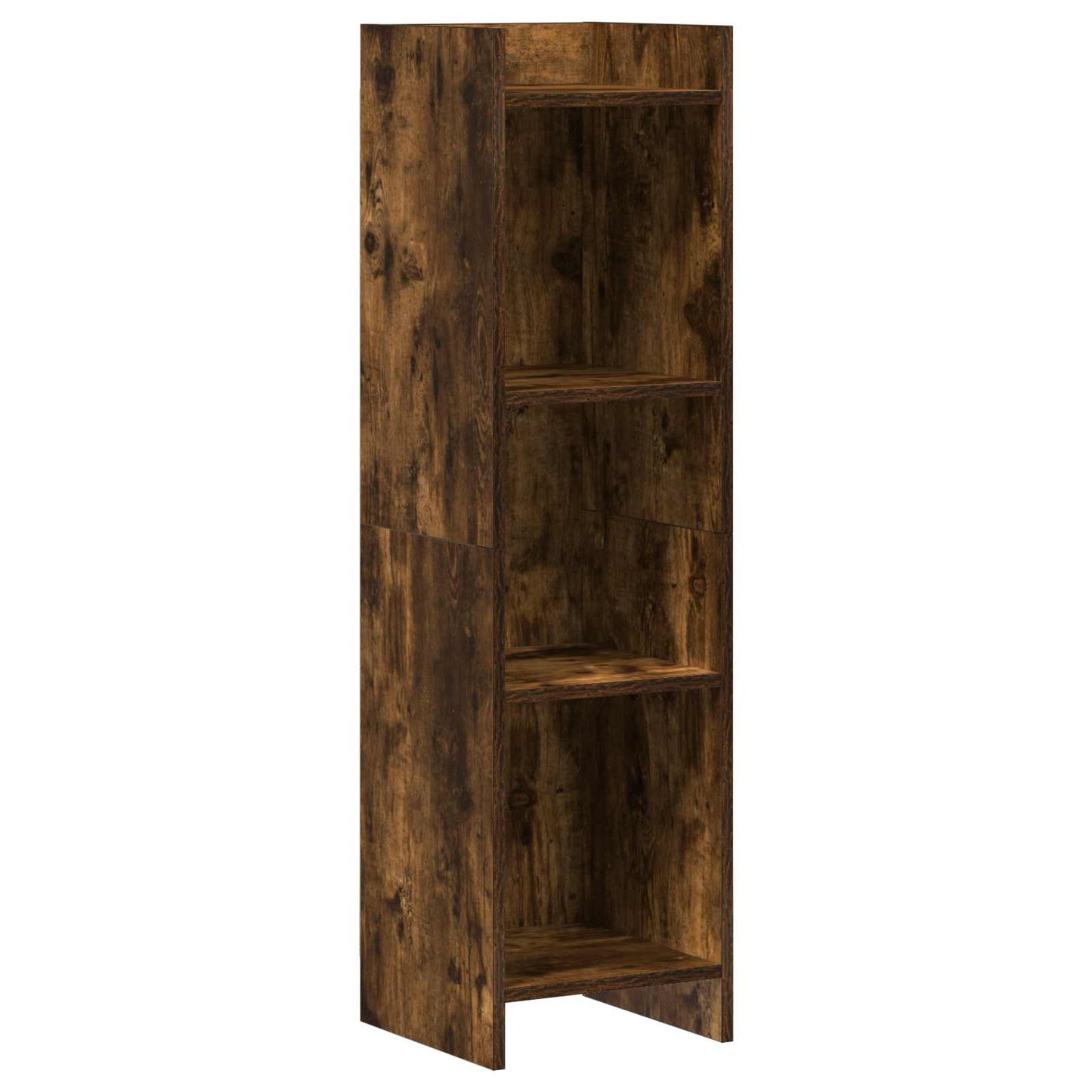 Bogreol Røget eg 30 x 30 x 111 cm Konstrueret træ