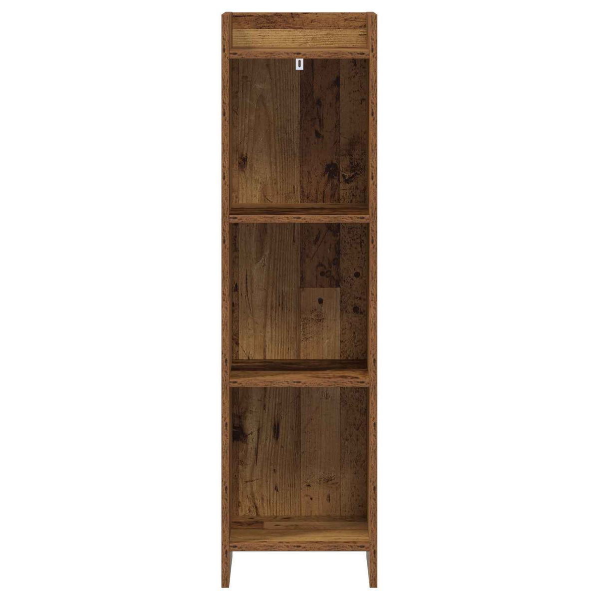 Bogreol Gammelt træ 30 x 30 x 111 cm Konstrueret træ
