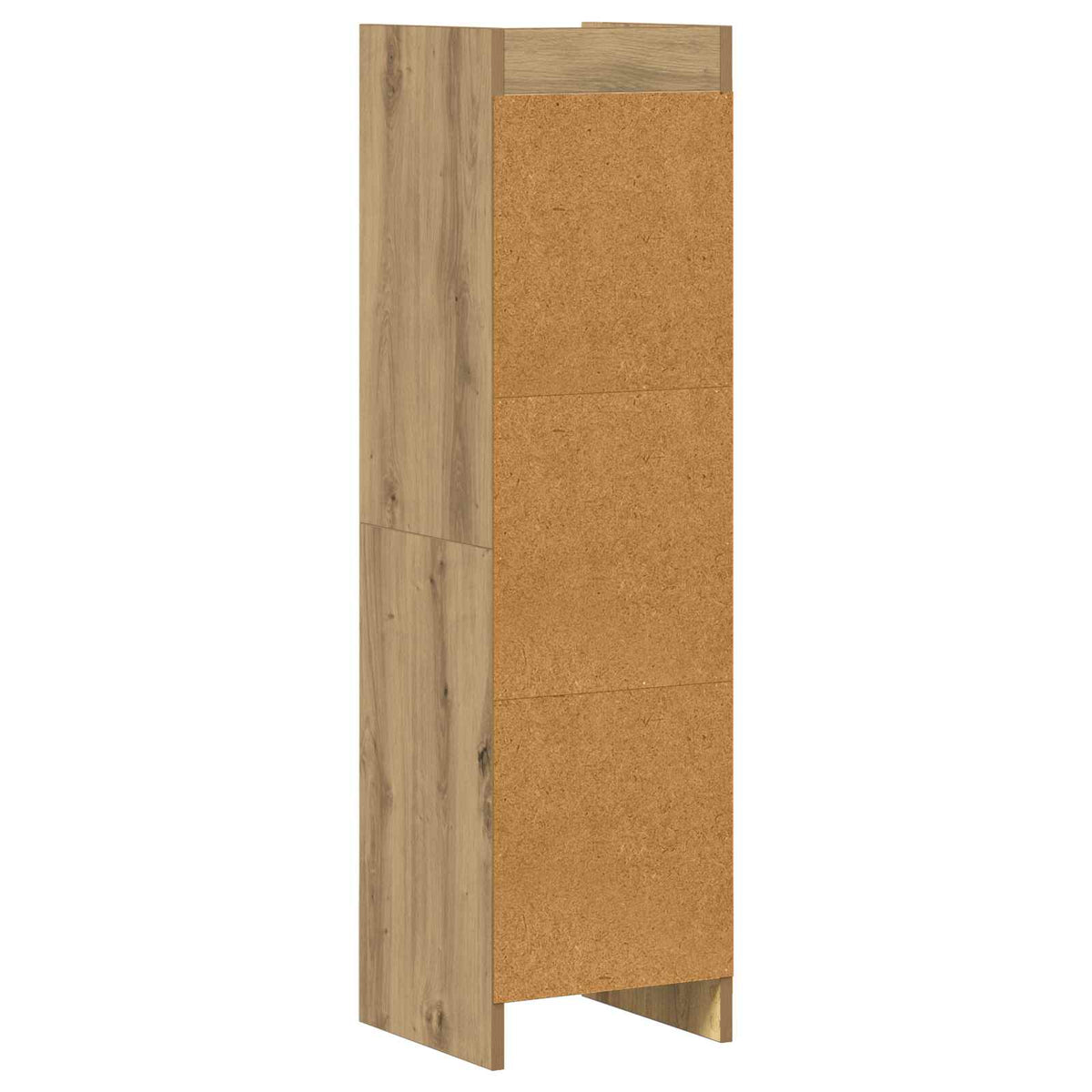Bogreol 3 niveauer 30 x 30 x 111 cm Konstrueret træ Artisan-eg