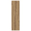Bogreol 3 niveauer 30 x 30 x 111 cm Konstrueret træ Artisan-eg