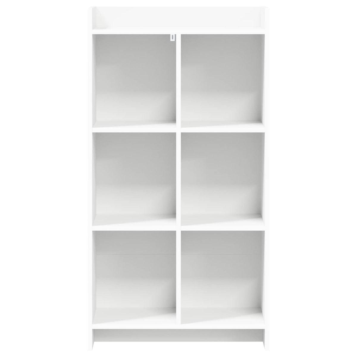 Bogreol Hvid 59 x 30 x 111 cm Konstrueret træ