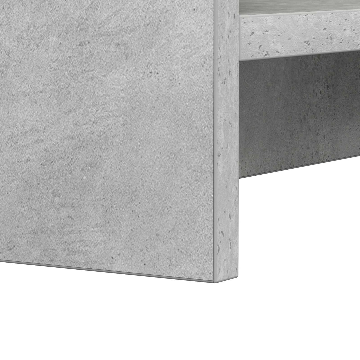 Bogreol Beton Grå 59 x 30 x 111 cm Konstrueret træ