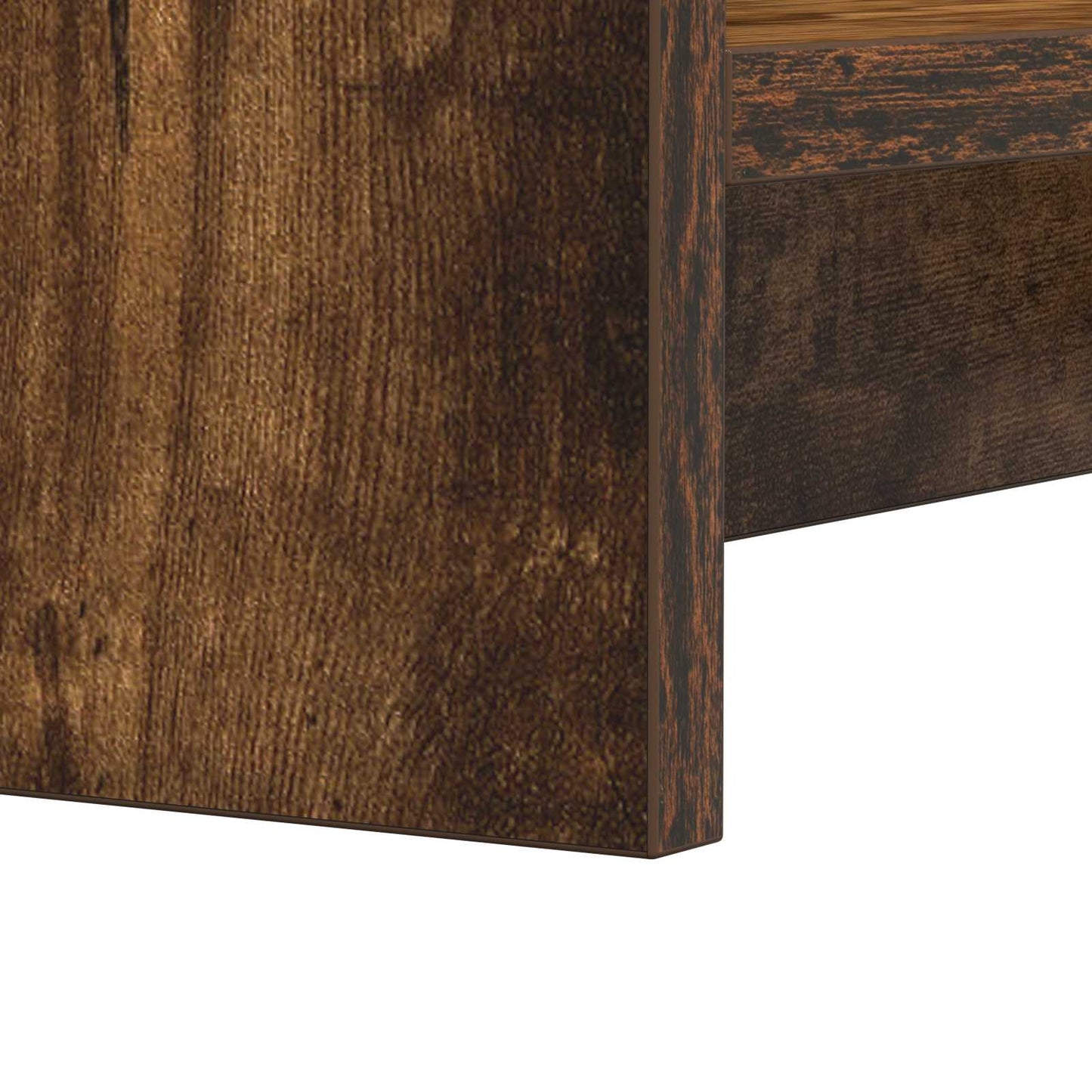 Bogreol Røget eg 59 x 30 x 111 cm Konstrueret træ