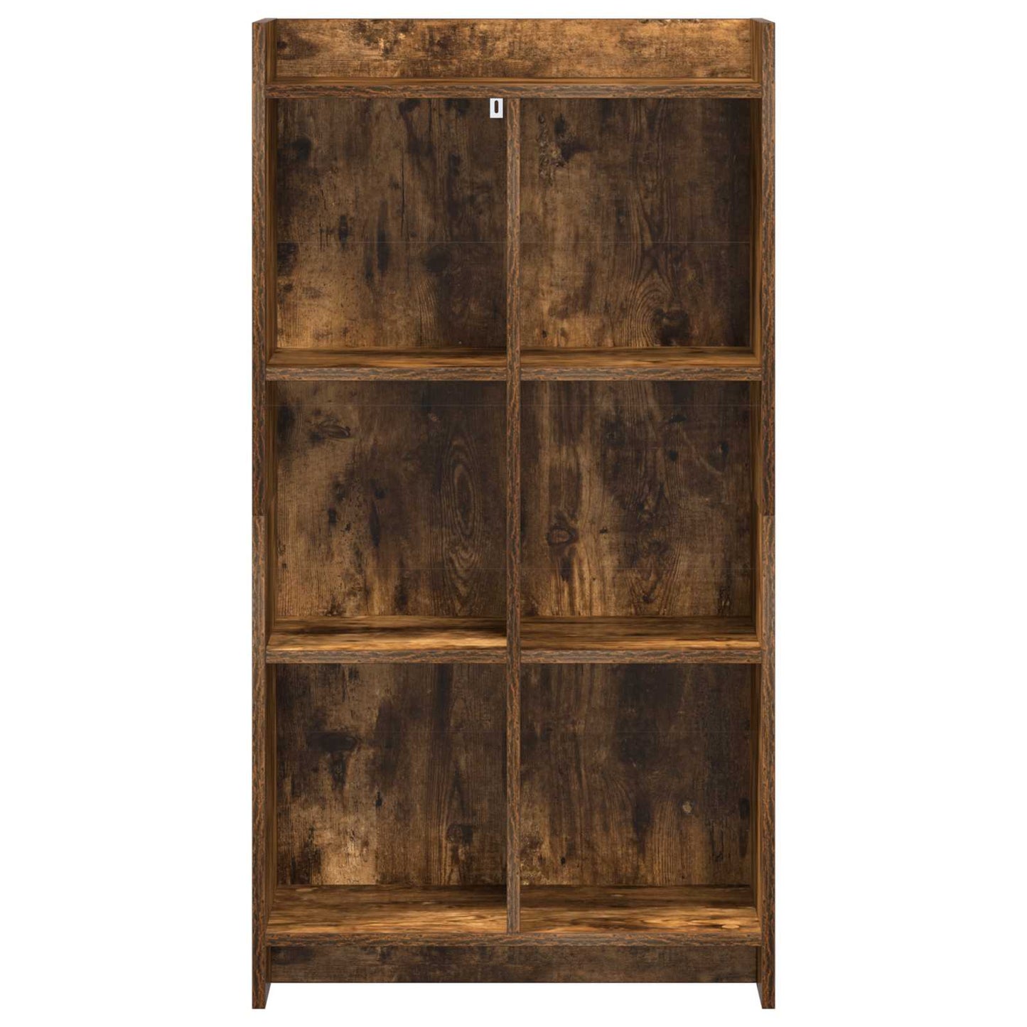Bogreol Røget eg 59 x 30 x 111 cm Konstrueret træ