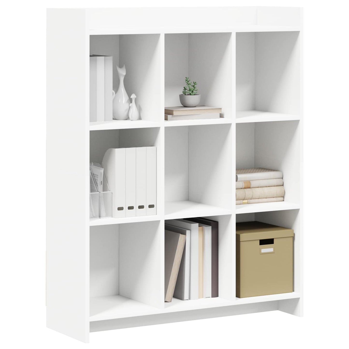 Bogreol Hvid 87,5 x 30 x 111 cm Konstrueret træ