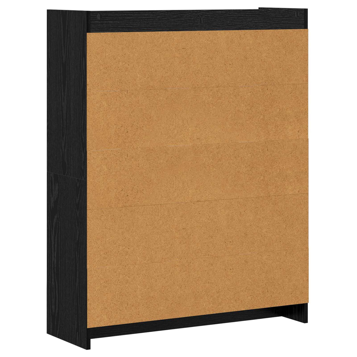 Bogreol Sort eg 87,5 x 30 x 111 cm Konstrueret træ