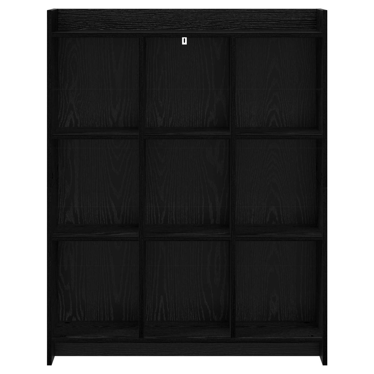 Bogreol Sort eg 87,5 x 30 x 111 cm Konstrueret træ