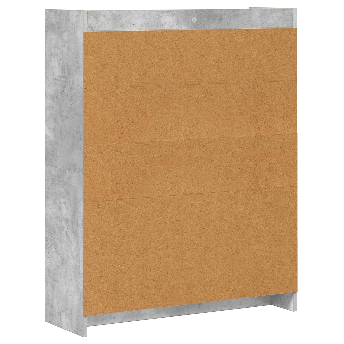 Bogreol Beton Grå 87,5 x 30 x 111 cm Konstrueret træ