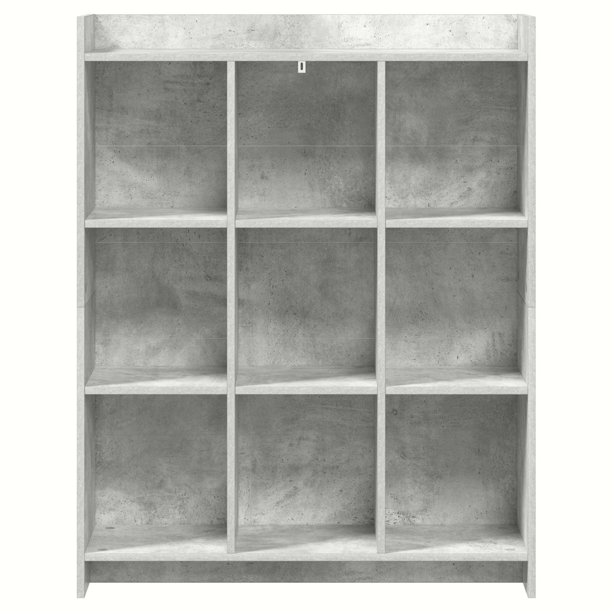 Bogreol Beton Grå 87,5 x 30 x 111 cm Konstrueret træ