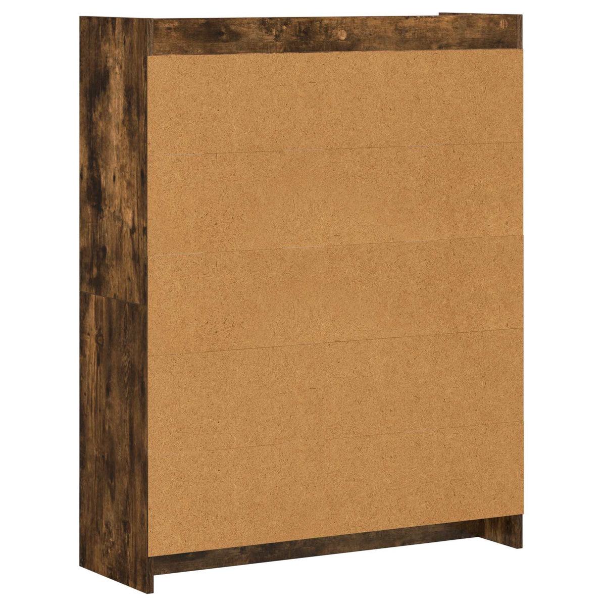 Bogreol Røget eg 87,5 x 30 x 111 cm Konstrueret træ